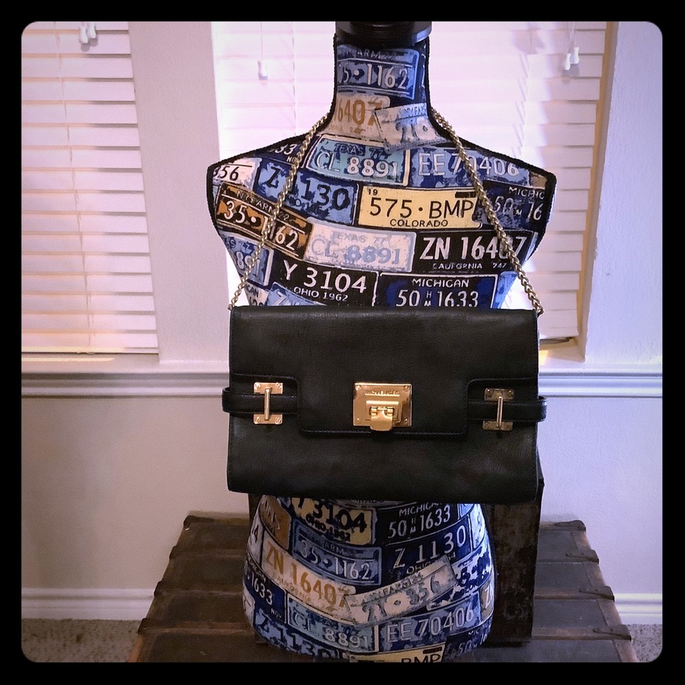 Michael Kors Dark Green Evening Bag